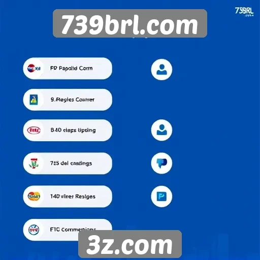 Métodos de pagamento aceitos no 739brl